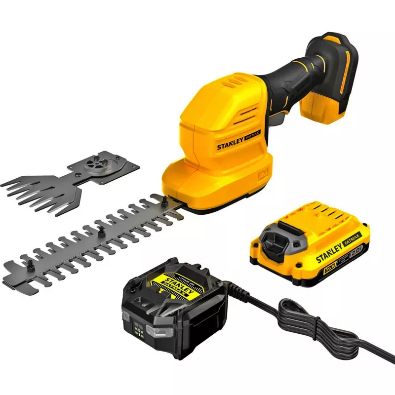 STANLEY ψαλίδι κήπου θάμνων και γκαζόν 3,6 V μπαταρίας ιόντων λιθίου