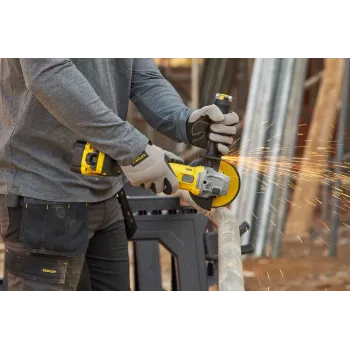 STANLEY γωνιακός τροχός μπαταρίας 125mm V20 18V (χωρίς μπαταρία)