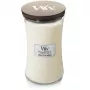 WoodWick White Tea & Jasmine αρωματικό κερί σε γυάλινο βάζο, Medium, 275g