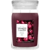 Yankee Candle Signature Black Cherry αρωματικό κερί σε μεγάλο βάζο 567g