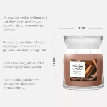 YANKEE CANDLE Αρωματικό κερί σε γυάλινο βάζο Cinnamon Stick 623g