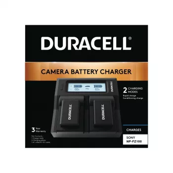 Duracell LED Διπλός Φορτιστής Μπαταρίας DSLR