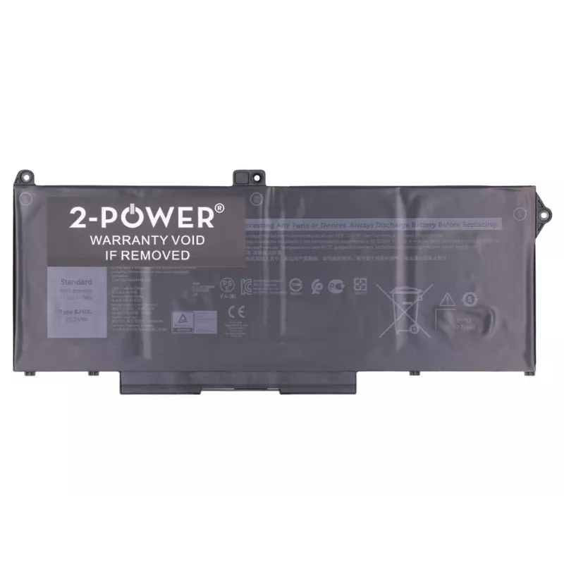 2-Power Dell Latitude 5420 Κύρια μπαταρία - Μπαταρία - 45 mAh
