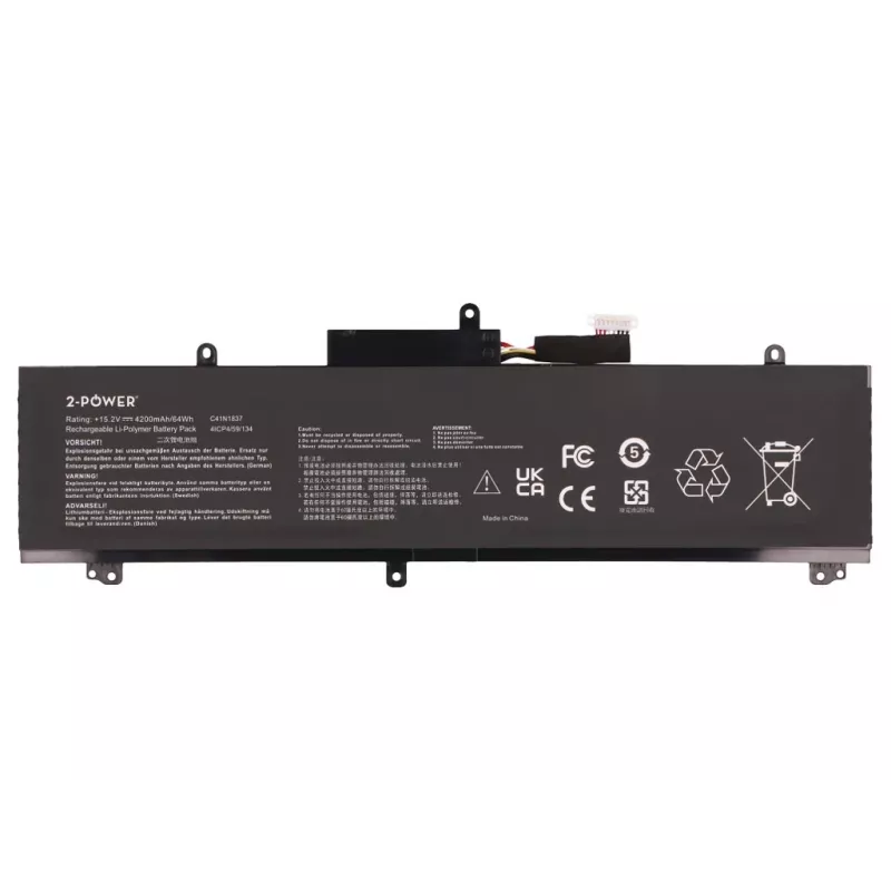 2-Power Κύρια Μπαταρία Asus GA502DU - 64 mAh