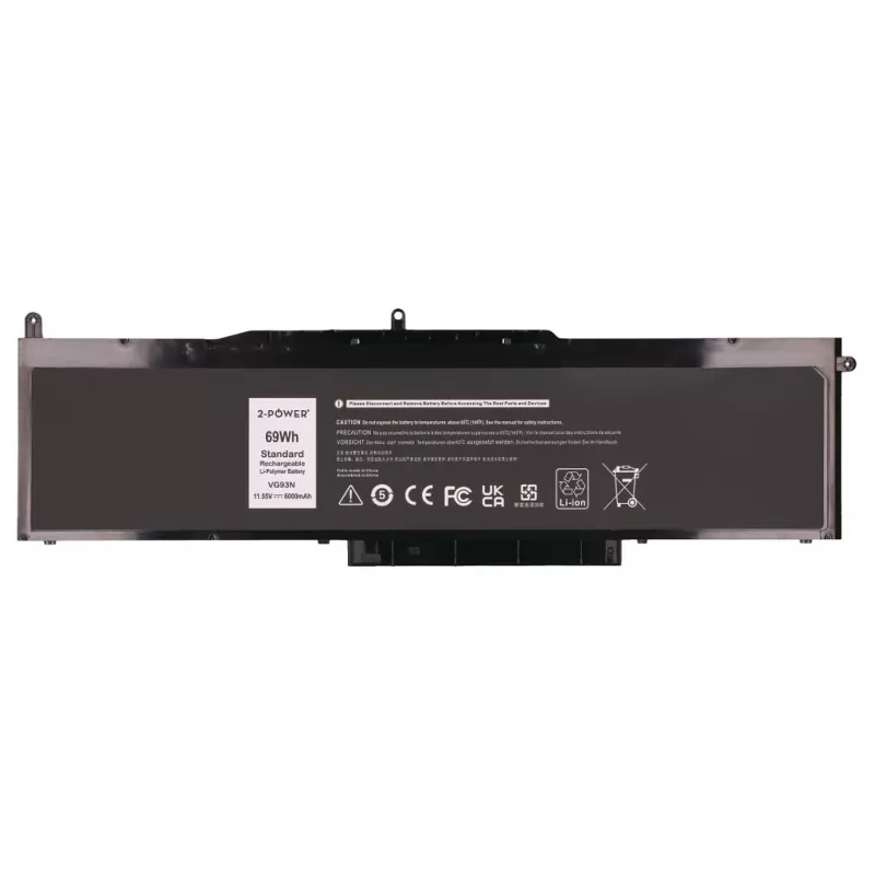 2-Power Κύρια μπαταρία για Dell Precision 3520 - 69 mAh