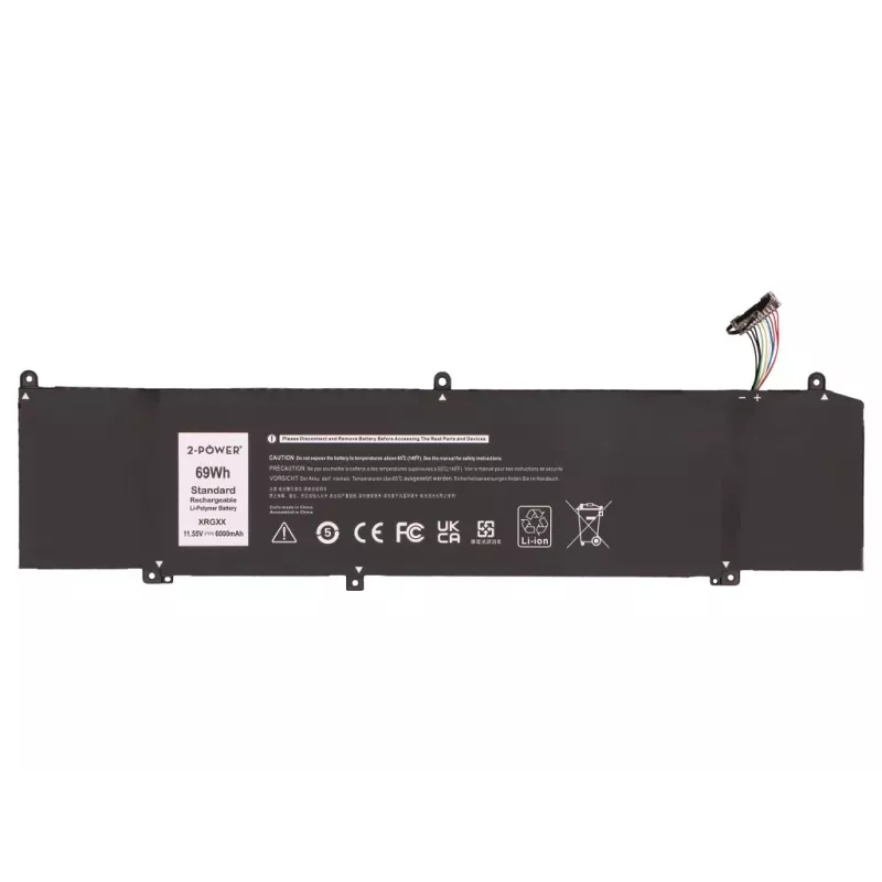 2-Power Dell Alienware M15 Κύρια Μπαταρία - Μπαταρία - 69 mAh