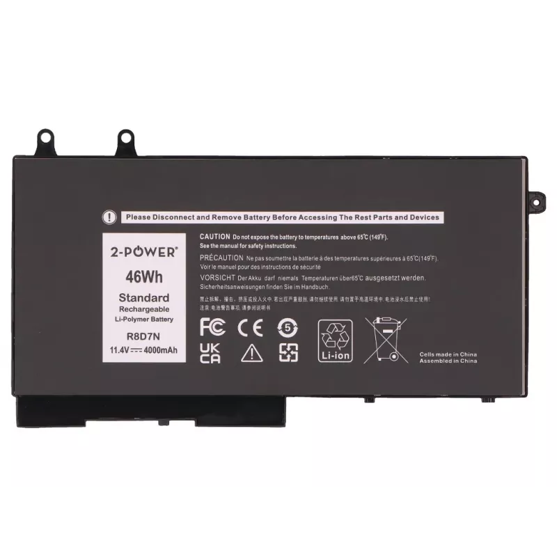 2-Power Dell Latitude 5400 Main Battery Pack - Μπαταρία - 46 mAh