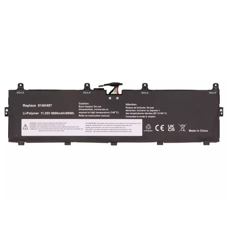 2-Power Main Battery Pack για Lenovo ThinkPad P72 20MB - 99 Wh