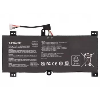 2-Power Main Battery Pack - Μπαταρία Laptop - 52 Wh - 11,1 V - 4700 mAh - 6 Κελιά - Μαύρο