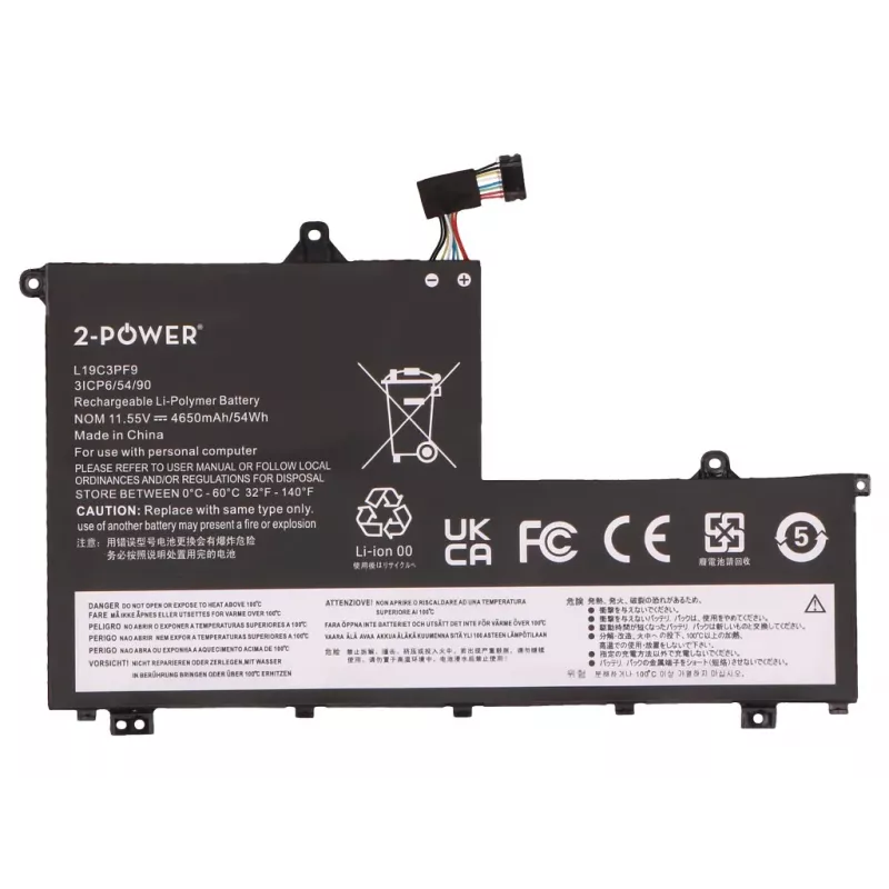 2-Power Κύρια μπαταρία για Lenovo ThinkPad 15-IIL 20SM - 53 mAh