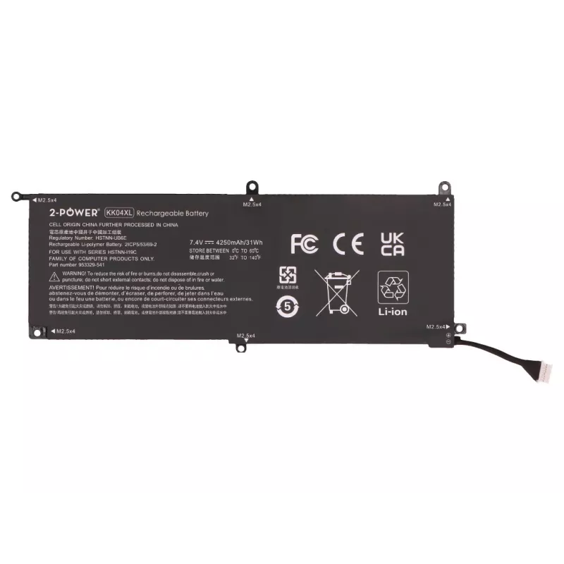 2-Power Κύρια μπαταρία για ASUS Pro Tablet x2 612 G1 - 4250 mAh