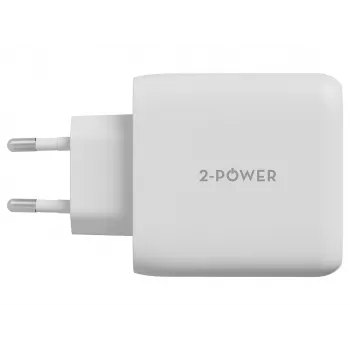 2-POWER Φορτιστής Τοίχου PD 20W USB-C & 12W USB-A