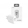 2-POWER Φορτιστής Τοίχου PD 20W USB-C & 12W USB-A