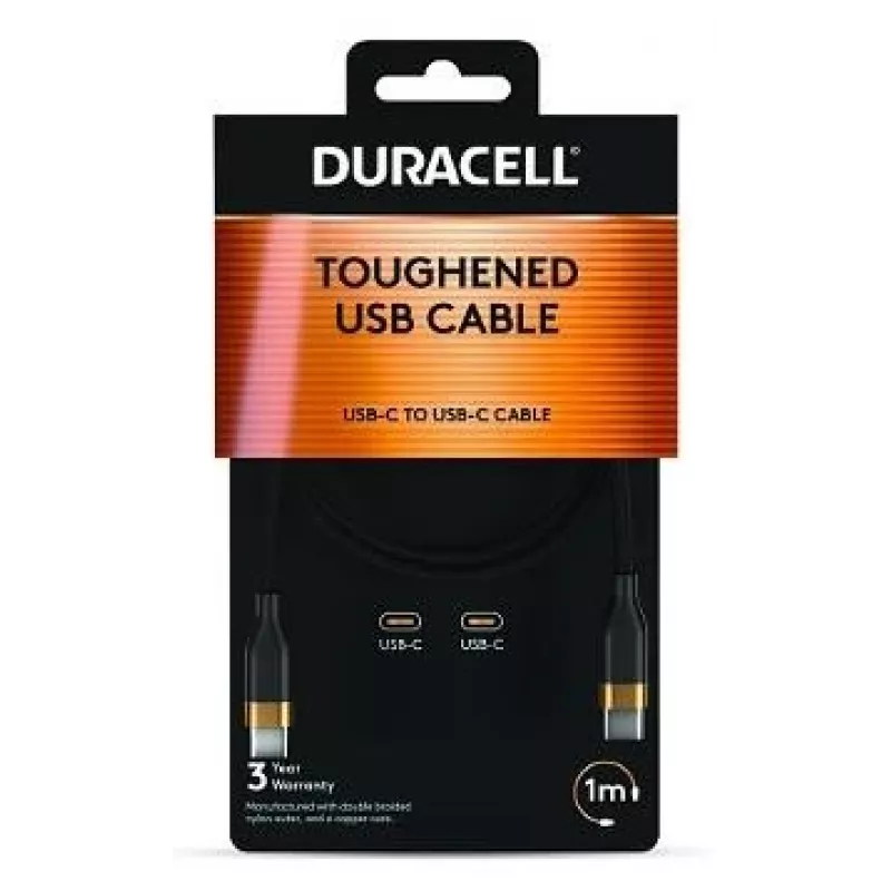 2-Power 1m USB-C σε USB-C 60W Καλώδιο Φόρτισης και Συγχρονισμού Δεδομένων Μαύρο