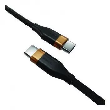 2-Power 2m USB-C σε USB-C Καλώδιο 60W PD Ταχεία Φόρτιση & Συγχρονισμός Δεδομένων - Μαύρο