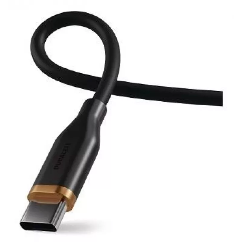 2-Power 2m USB-C σε USB-C 100W Καλώδιο Σιλικόνης Μαύρο