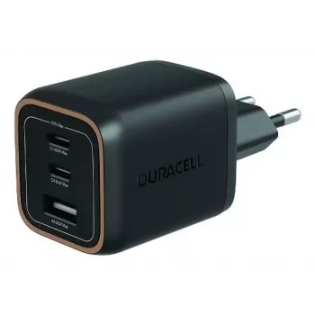 Duracell Φορτιστής Τοίχου PD 65W GaN 2 x USB-C
