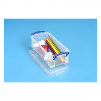 Really Useful Boxes 0.9C Κουτί Αποθήκευσης - Διαφανές - 0,9 Λίτρα - Ορθογώνιο - Πολυπροπυλένιο
