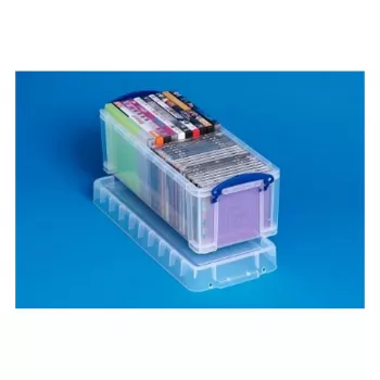 Really Useful Box 6.5 Λίτρα Κουτί Αποθήκευσης CD/DVD - Χωράει 36 CD ή 20 DVD - Διαφανές