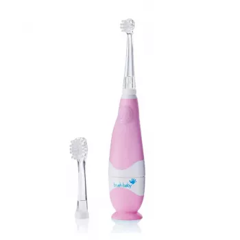 BRUSH-BABY Baby Sonic Ηχητική οδοντόβουρτσα 0-3 ετών Ροζ