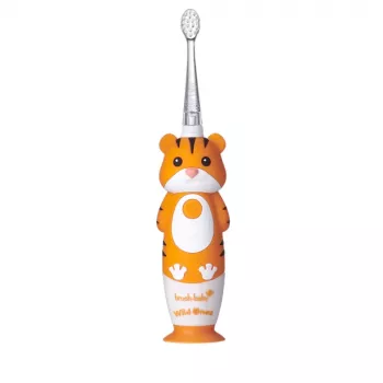 BRUSH BABY Wild Ones Ηχητική οδοντόβουρτσα για παιδιά 0-10 ετών Τίγρης