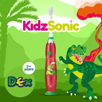 BRUSH BABY Kidz Sonic Ηλεκτρική οδοντόβουρτσα για παιδιά 3+ ετών - Σχέδιο δεινόσαυρου
