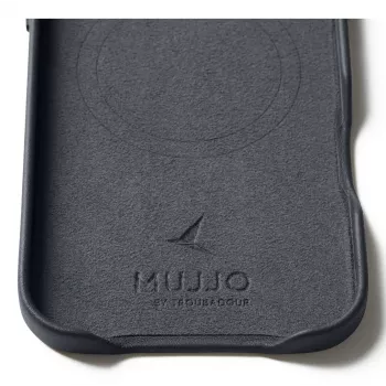 Mujjo Θήκη από δέρμα MagSafe για iPhone Air, Basalt