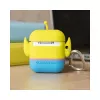 ThumbsUp! PowerSquad 3D Θήκη Σιλικόνης AirPods, Alien, Μπλε/Λευκό/Κίτρινο