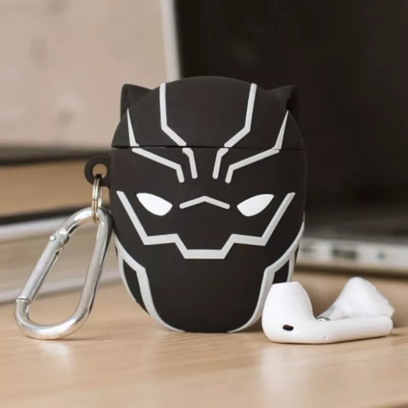 Thumbs Up 1002696 Θήκη Σιλικόνης για Apple AirPods Pro (1ης & 2ης Γενιάς) - Μαύρο/Λευκό