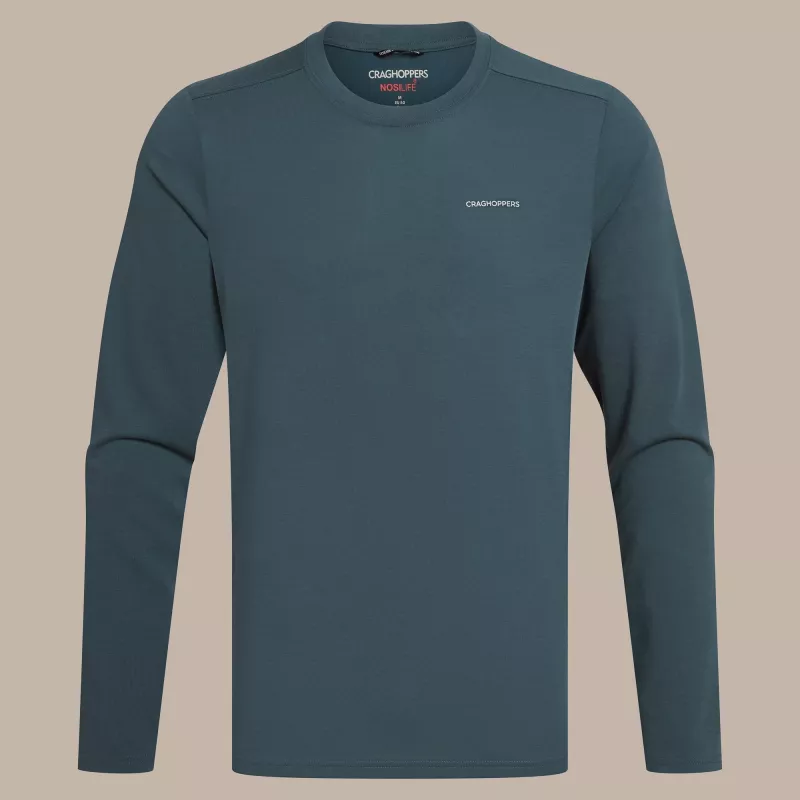 Craghoppers NosiLife Abel LS T-Shirt - Blue Stone (M)