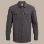Craghoppers NosiLife Adventure LS Shirt III - Black Pepper, μέγεθος M
