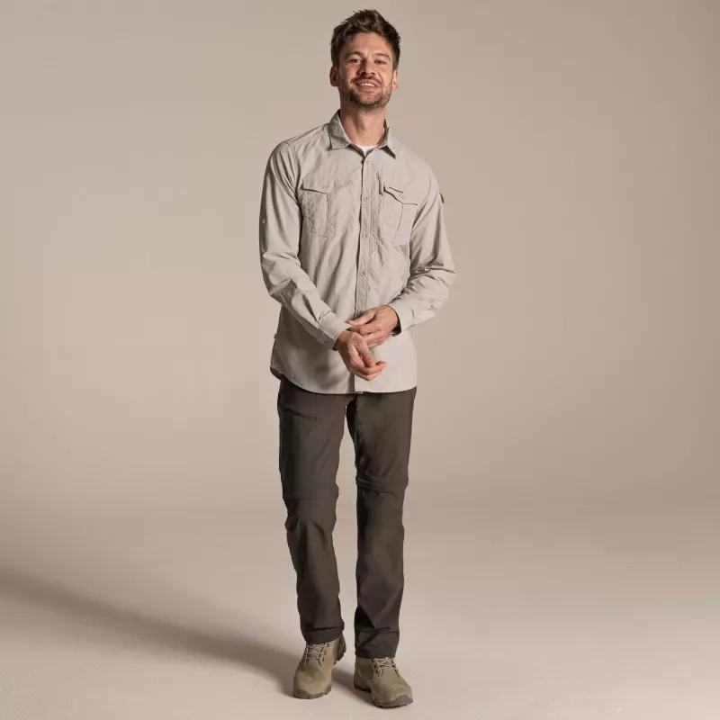 Craghoppers NosiLife Adventure LS Shirt III - Parchment - XL