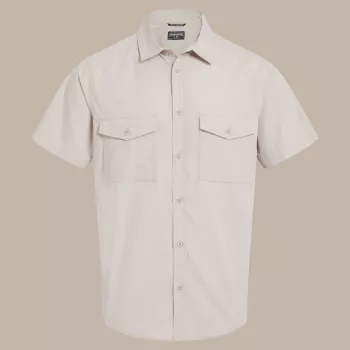 Craghoppers Kiwi II Πουκάμισο Κοντυμάνικο - Oatmeal, Μέγεθος M