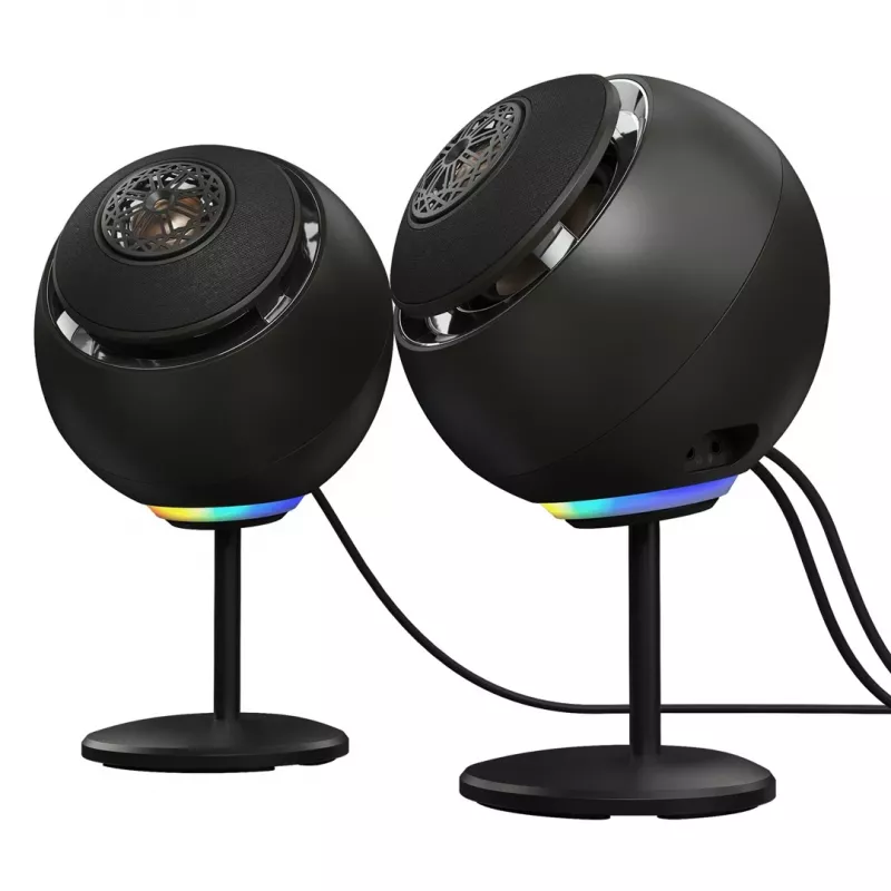 Creative Pebble Nova 2.0 Σύστημα Ηχείων USB-C 9W RMS Μαύρο