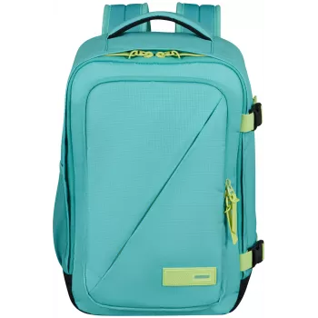 American Tourister Take2Cabin S Σακίδιο πλάτης καμπίνας Dusty Turquoise/Lime