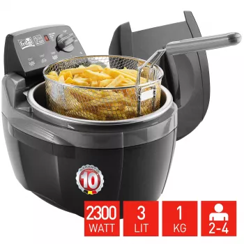 Fritel Turbo SF 4209 Φριτέζα 3L 2,3kW ανοξείδωτο ατσάλι/μαύρο