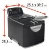 FRITEL Φριτέζα Turbo SF 3 λίτρα ανοξείδωτο ατσάλι