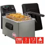 FRITEL FryTastic Φριτέζα 3L 2,3kW ανθρακί/ασημί