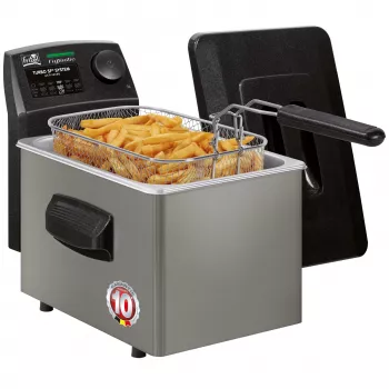 FRITEL FryTastic Φριτέζα 3L 2,3kW ανθρακί/ασημί