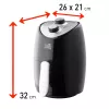 FRITEL Starter My SnackTastic 4202 Airfryer 1kW ασημί/μαύρο
