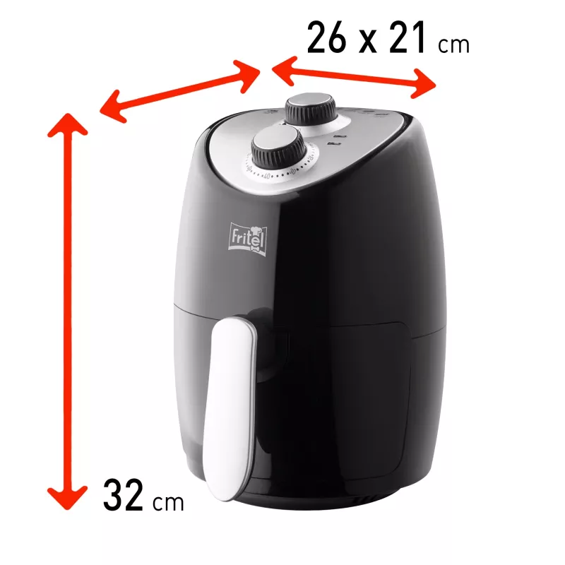 FRITEL Starter My SnackTastic 4202 Airfryer 1kW ασημί/μαύρο