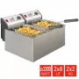 FRITEL επαγγελματική φριτέζα 16 λίτρα 6,6 kW ανοξείδωτο ατσάλι