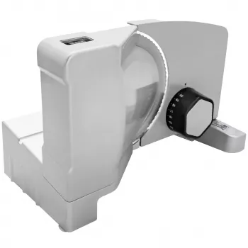 Fritel SL 3657 Ηλεκτρική μηχανή κοπής, 150 W, λεπίδα ανοξείδωτου ατσαλιού, 170 mm, πάχος κοπής 0-15 mm, ασημί/μαύρο
