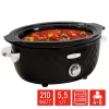 FRITEL Family Slow Cooker 5.5 λίτρα 210W μαύρο/χρώμιο