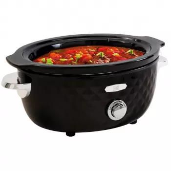 FRITEL Family Slow Cooker 5.5 λίτρα 210W μαύρο/χρώμιο