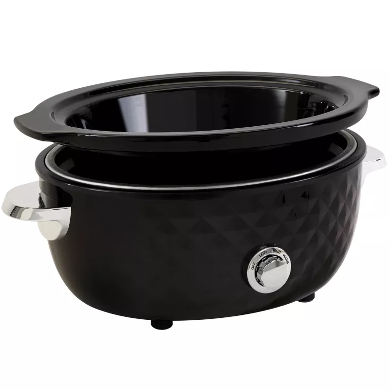 FRITEL Family Slow Cooker 5.5 λίτρα 210W μαύρο/χρώμιο