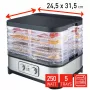 FRITEL Family Αφυγραντήρας τροφίμων 250W Ασημί/Γκρι