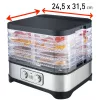 FRITEL Family Αφυγραντήρας τροφίμων 250W Ασημί/Γκρι