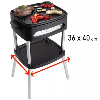 FRITEL Family BBQ 3256 Ηλεκτρική ψηστιέρα BBQ Κόκκινο/Μαύρο