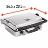 Fritel CW 3647 2 Συσκευές βάφλας 1600 W Γκρι, Ασημί